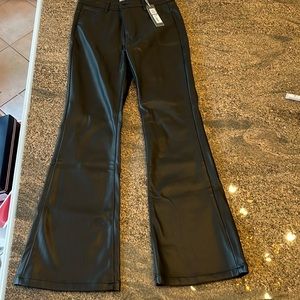 Never worn! Teen girl Tractr faux leather pants